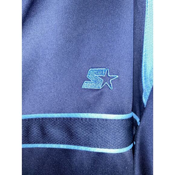 Starter Vintage Y2K Men’s Tracksuit Top Jacket Navy Blue Size Medium - Picture 4 of 6